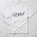 Get Weird T-Shirt — Casual Script Graphic Tee for Free Spirits