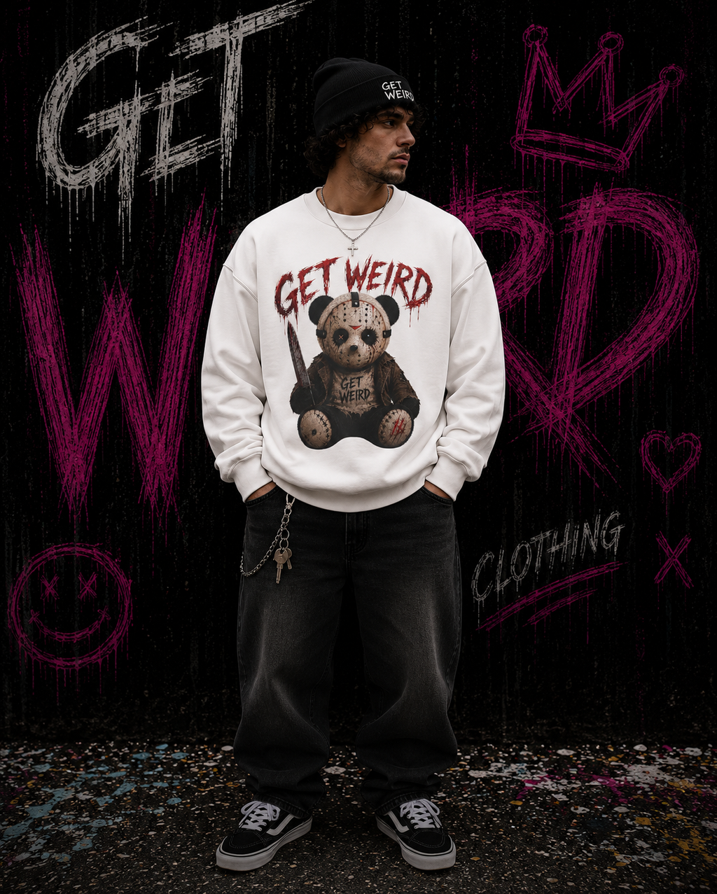 Get Weird Panda Voorhees Limited Edition Sweatshirt