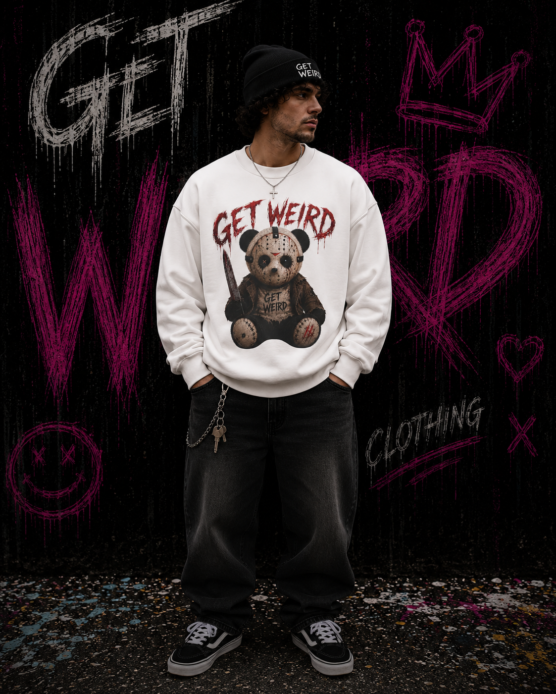 Get Weird Panda Voorhees Limited Edition Sweatshirt