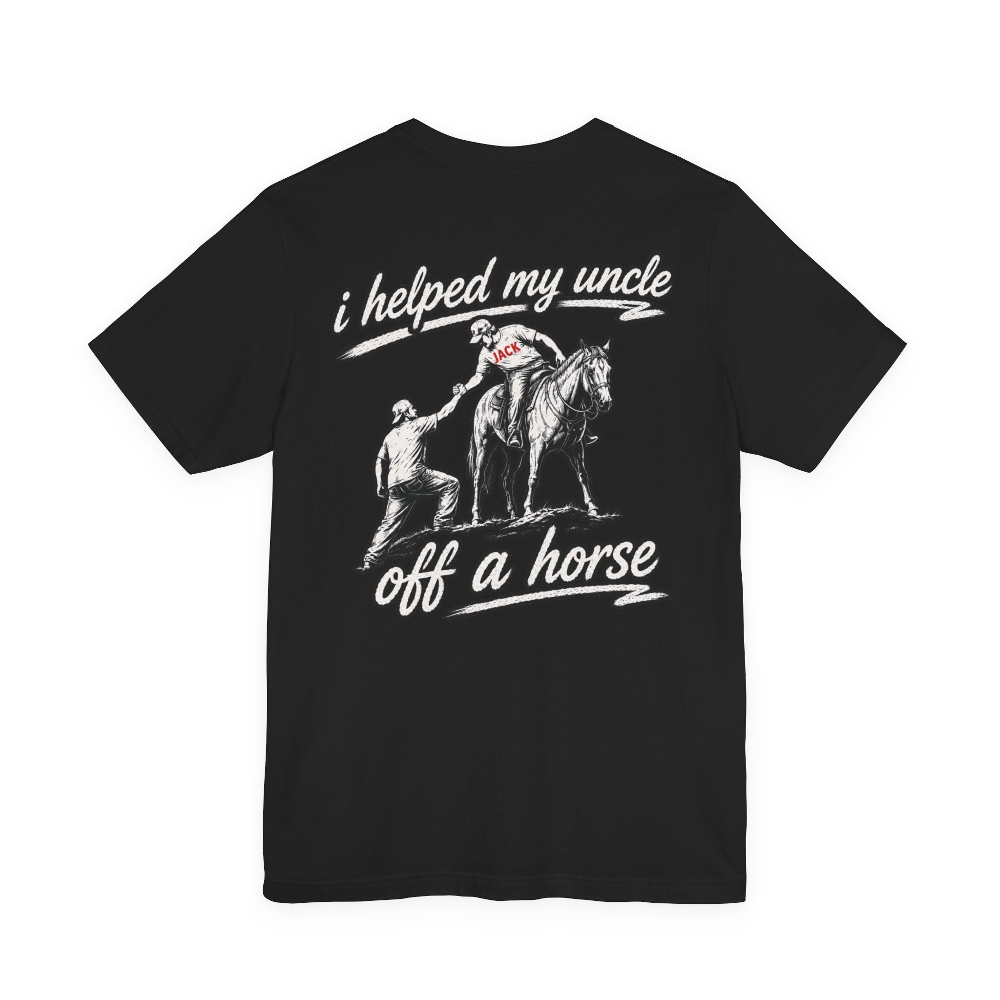 "I Helped My Uncle Off a Horse" Vintage Western T‑Shirt